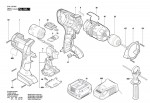 Bosch 3 601 JD9 200 Gsb 14,4 Ve-2-Li Cordl Perc Screwdr 14.4 V / Eu Spare Parts